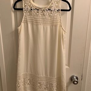 White lace dress